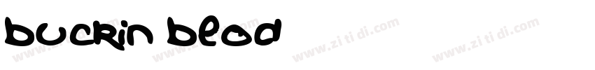 buckin blod字体转换